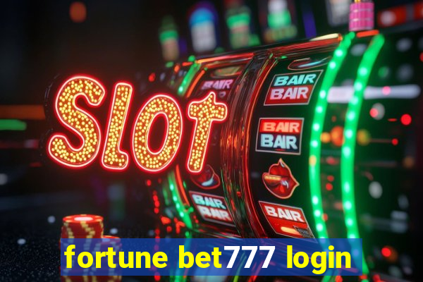 fortune bet777 login